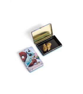 Μεταλλικό κουτί - Squirrel & Flowers