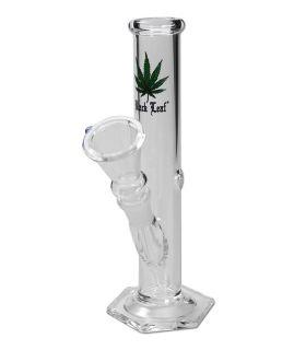 Black Leaf γυάλινο bong πεντάφυλλο