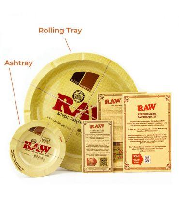 RAW Metal Round Rolling Tray 3