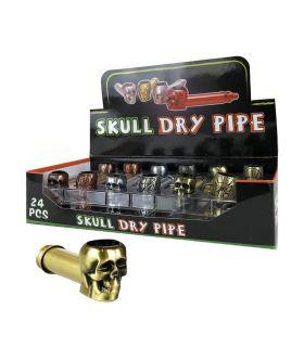 Skull Spider Metal Tobacco Pipe