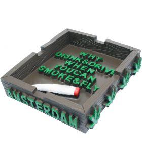 Τασάκι ρητίνης καφέ Amsterdam - why drink and drive