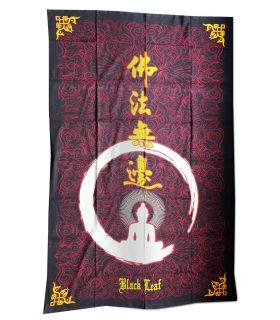 Μπατίκ πανό της Black Leaf Buddha