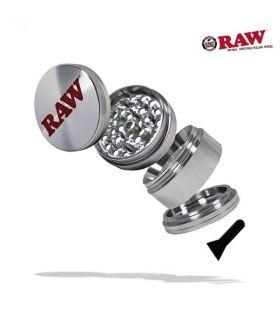 Raw 4-part aluminium grinder 56mm