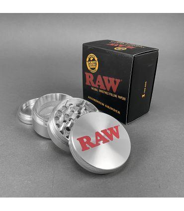 Raw 4-part aluminium grinder 56mm