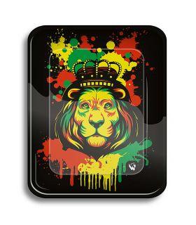 Δίσκος στριψίματος Rasta Stencil Lion μεγάλος (34x28εκ)