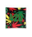Γυάλινο τασάκι 420 Rasta