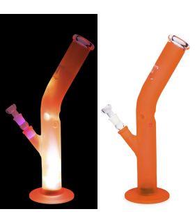 Black Leaf Glass Bong Ice LED-Orange- 40cm (18,8mm)