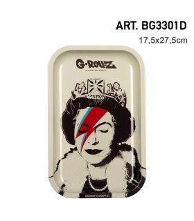 Banksy's 'Lizzie Stardust' μεσαίος δίσκος 17,5 x 27,5 εκ.
