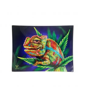 Γυάλινος δίσκος στριψίματος Stoned Chameleon - Μικρός