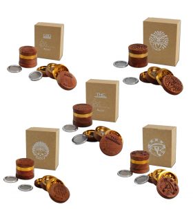 Μεταλλικό - ξύλινο grinder Black Leaf