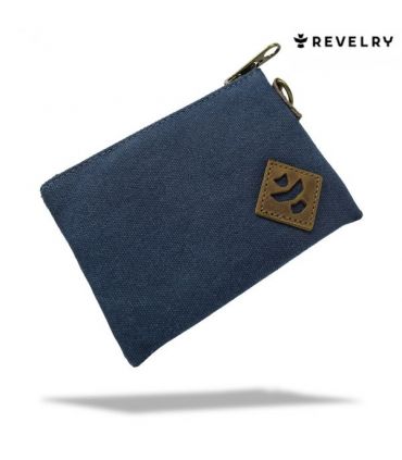 Πορτοφόλι απορρόφησης μυρωδιών με φερμουάρ Revelry The Mini Broker μπλε
