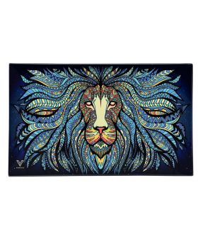 Γυάλινος δίσκος στριψίματος Lion - Μεγάλος