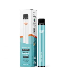 Συσκευή άτμισης CBD κ CBG μιας χρήσης - με γεύση Cool Menthol - 900 puffs