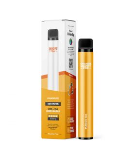 Συσκευή άτμισης CBD κ CBG μιας χρήσης - με γεύση Mango Ice - 900 puffs