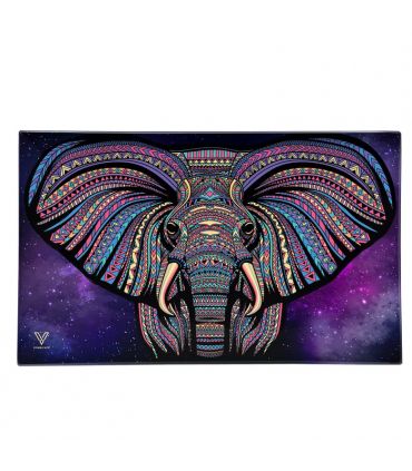 Γυάλινος δίσκος στριψίματος Elephant - Μεγάλος