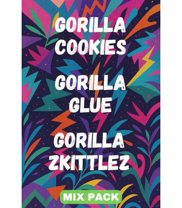 Gorilla Mix 3x3 - Mix pack 9 σπόρων Gorilla