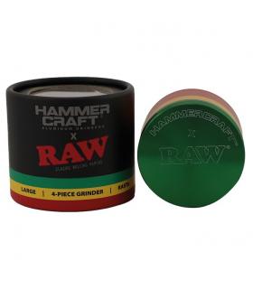HAMMERCRAFT X RAW Aluminium Grinder 4parts - LARGE