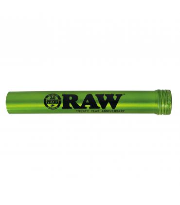 Θήκη τσιγάρου RAW® ALUMINUM TUBE GREEN 20TH ANNIVERSARY