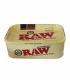 RAW Munchies Tin Box with Rolling Tray Lid